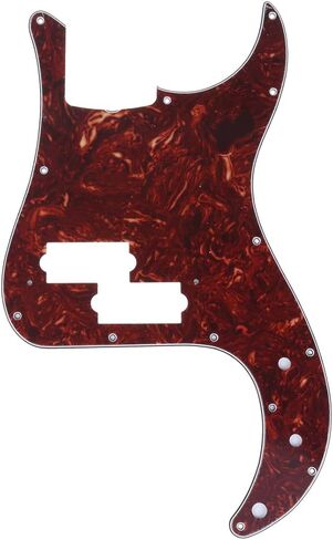 Musiclily Pro 13 فتحة P Bass Pickguard لـ JPN Fender Japan 4-String Bass Precision Bass، 4Ply Black Pearl in Saudi Arabia