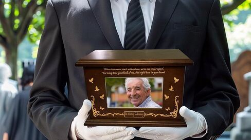 Wooden Urns Ashes Cremation Urns for Human Ashes Adult Male Female Handmade Urns Box and Casket for Ashes Men Women Pets Urn Burial Funeral Memorial Urns Holds Up to 260 LBS in Saudi Arabia