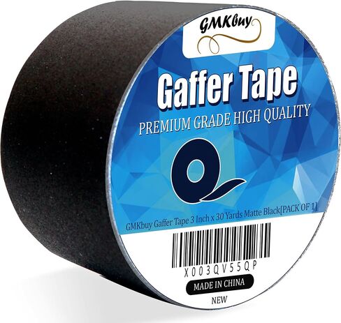 3 in x 30 Yd White Gaffers Tape – Heavy Duty, Non-Reflective, Easy to Tear, Waterproof Matte Gaffer Stage Tape – Gaff Cloth Tape for Photography, Filming Backdrop & Production in Saudi Arabia