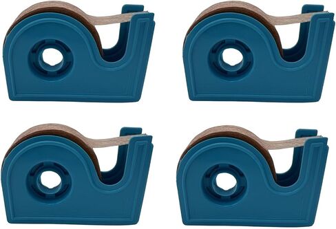 Porous Paper Tan Adhesive Tape with Dispenser, Non-Sterile 0.5 Inch X 10 yds Roll (4 Pack) in Saudi Arabia