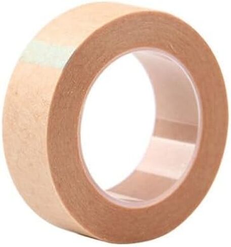 Porous Paper Tan Adhesive Tape with Dispenser, Non-Sterile 0.5 Inch X 10 yds Roll (4 Pack) in Saudi Arabia