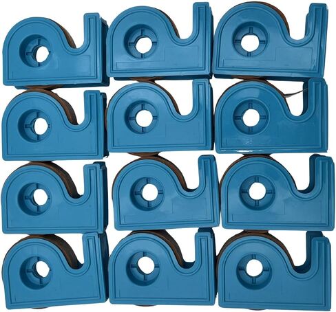 Porous Paper Tan Adhesive Tape with Dispenser, Non-Sterile 0.5 Inch X 10 yds Roll (4 Pack) in Saudi Arabia