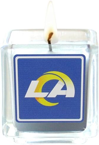 شموع معطرة من Siskiyou Sports NFL Los Angeles Rams، 4 قطع مقاس واحد، ألوان الفريق in Saudi Arabia
