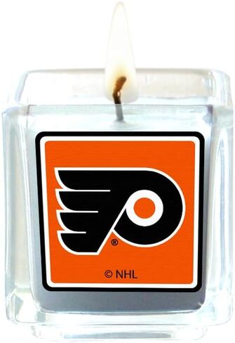 شموع معطرة من Siskiyou Sports NHL Philadelphia Flyers، 4 قطع مقاس واحد، ألوان الفريق in Saudi Arabia