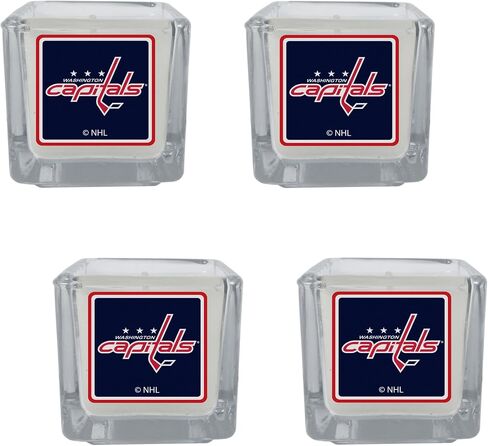 شموع معطرة من Siskiyou Sports NHL Washington Capitals، 4 قطع مقاس واحد، ألوان الفريق in Saudi Arabia