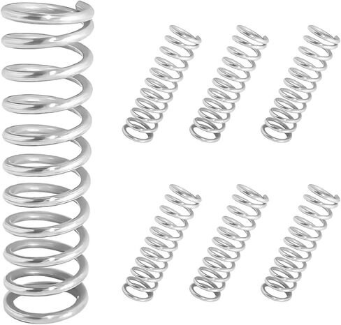 10Pcs Stainless Steel Springs, Compression Springs, Wire Diameter 1.2mm, 7mm OD, 15mm Free Length, Springs for Shop and Home Repair in Saudi Arabia