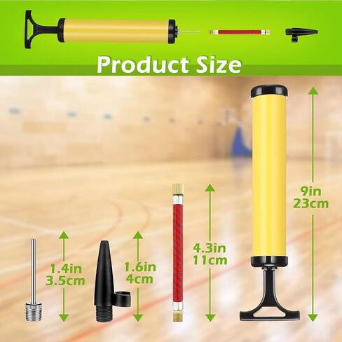 12 Sets Ball Pump Air Pumps Portable Hand Air Ball Pump Inflatables Air Ball Pump Small Sports Pump Kit with Needle Nozzle Hose for Soccer Basketball Football Volleyball and Other Sports Ball 6 Colors in Saudi Arabia