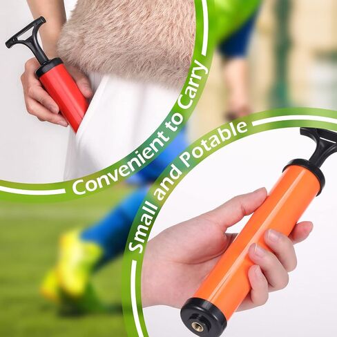 12 Sets Ball Pump Air Pumps Portable Hand Air Ball Pump Inflatables Air Ball Pump Small Sports Pump Kit with Needle Nozzle Hose for Soccer Basketball Football Volleyball and Other Sports Ball 6 Colors in Saudi Arabia