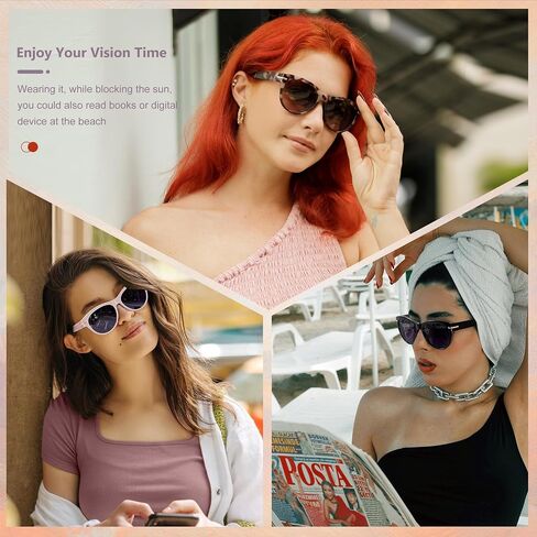 EASY READ 2 Pack Bifocal Reading Sunglasses for Women,Trendy Sunglasses Readers UV400 Protection in Saudi Arabia