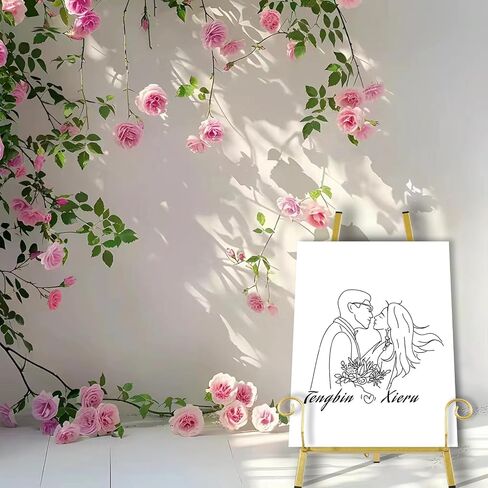 Metal Easel Stand ，Table Top gold easel stand for sign ，wedding sign stand，picture frame stand，table easel，picture easels for display，Portable Painting Easel Stand in Saudi Arabia