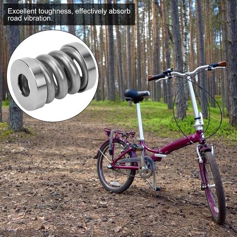 VGEBY Bike Shock Spring, Alloy Spring Front Rear Shock for Brompton Modified Accessory Brompton Accessories in Saudi Arabia