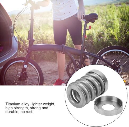 VGEBY Bike Shock Spring, Alloy Spring Front Rear Shock for Brompton Modified Accessory Brompton Accessories in Saudi Arabia
