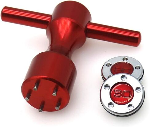 أوزان مخصصة 2 × 30 جرام من WuYan + مفتاح ربط لـ Titleist Scotty Cameron California My Girl Golo Newport Putters Red in Kuwait