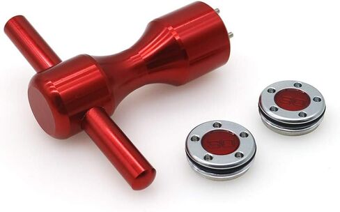 أوزان مخصصة 2 × 30 جرام من WuYan + مفتاح ربط لـ Titleist Scotty Cameron California My Girl Golo Newport Putters Red in Kuwait