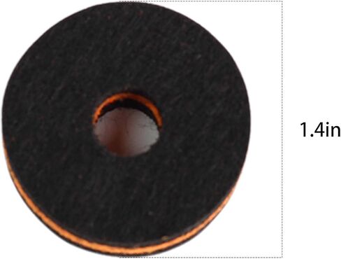 Cymbal Stand Felt, 10 Pcs Cymbal Stand Felt 35mm Black Orange Cymbal Protection Sleeve Replacement Part in Kuwait