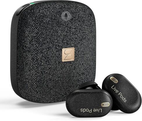 Mobile Studio S1 Wireless IEMs LivePods، جهاز كاريوكي 3 في 1 + سماعات رأس داخل الأذن + ميكروفونات لاسلكية + واجهة صوتية للغناء والتسجيل الإبداعي والبث المباشر in Saudi Arabia