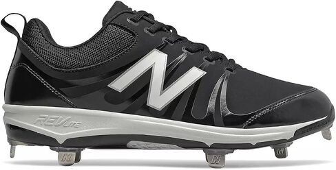 حذاء بيسبول معدني Tupelo v2 للرجال من New Balance، أسود/أبيض 10 M in Saudi Arabia