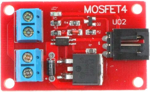 وحدة تبديل MOSFET ذات قناة واحدة من NOYITO وحدة طاقة معزولة IRF540 (قناة واحدة، أحمر) in Kuwait