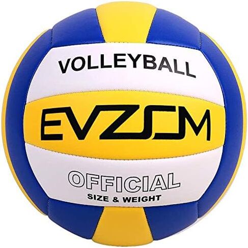 Volleyball, Official Size 5 Volleyball Soft PU Beach Volleyball Waterproof Volleyball Indoor Outdoor Sports Training Volleyball for Beginner Teenager Adult | Deflated in Saudi Arabia