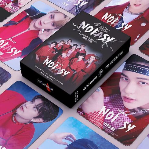 Kpop Lomo Cards 2021 NOEASY Card 54Pcs Stray Kids in Life Card Mini Photo Cards Fans Gift (NOEASY) in Saudi Arabia