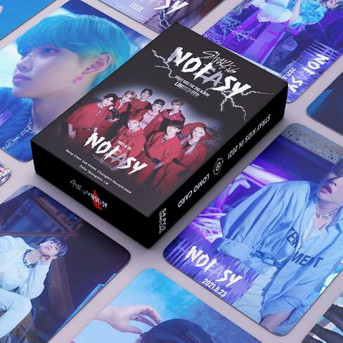 Kpop Lomo Cards 2021 NOEASY Card 54Pcs Stray Kids in Life Card Mini Photo Cards Fans Gift (NOEASY) in Saudi Arabia
