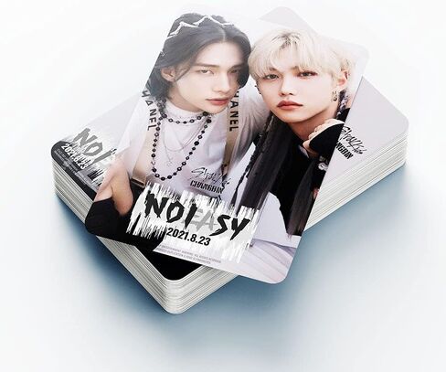 Kpop Lomo Cards 2021 NOEASY Card 54Pcs Stray Kids in Life Card Mini Photo Cards Fans Gift (NOEASY) in Saudi Arabia