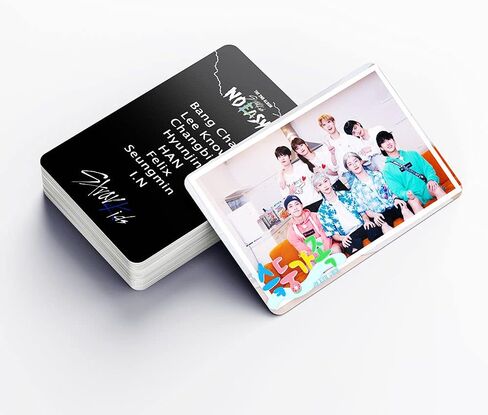 Kpop Lomo Cards 2021 NOEASY Card 54Pcs Stray Kids in Life Card Mini Photo Cards Fans Gift (NOEASY) in Saudi Arabia