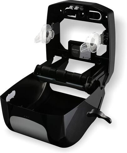 San Jamar Classic Paper Towel Dispenser Hybrid Dispenser for Bathroom, Kitchens, and Restaurants, Plastic, 10.25 x 16.75 x 13 Inches, Black in Saudi Arabia