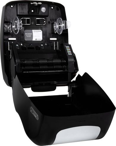 San Jamar Classic Paper Towel Dispenser Hybrid Dispenser for Bathroom, Kitchens, and Restaurants, Plastic, 10.25 x 16.75 x 13 Inches, Black in Saudi Arabia