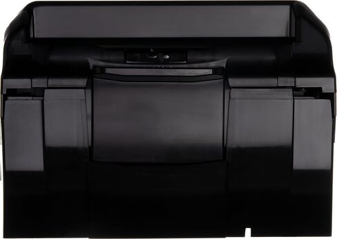 San Jamar Classic Paper Towel Dispenser Hybrid Dispenser for Bathroom, Kitchens, and Restaurants, Plastic, 10.25 x 16.75 x 13 Inches, Black in Saudi Arabia
