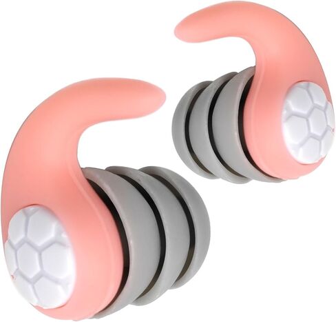 Ear Plugs for Sleeping Noise Cancelling, eWish 40NRR Soft Silicone Reusable Earplugs for Noise Reduction Earplug Sound Blocking for Sleep Snoring Study Concerts (Gray) in Saudi Arabia