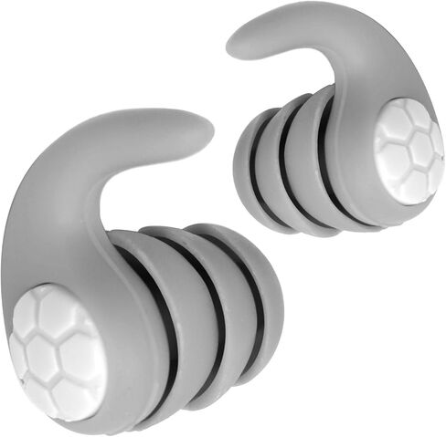 Ear Plugs for Sleeping Noise Cancelling, eWish 40NRR Soft Silicone Reusable Earplugs for Noise Reduction Earplug Sound Blocking for Sleep Snoring Study Concerts (Gray) in Saudi Arabia