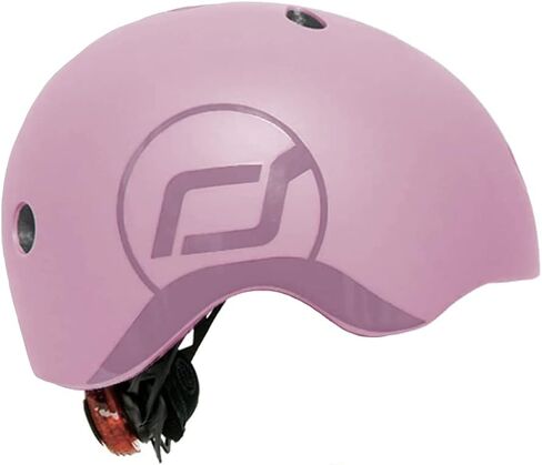 Scoot and Ride - خوذة للأطفال ذات لمسة نهائية غير لامعة مع أشرطة قابلة للتعديل (Rose، XXS Small-Small) - تشتمل على ضوء أمان LED وبطانة من الصوف الناعم لمزيد من الحماية in Kuwait