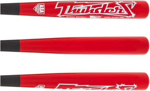 بريت بروس. مضرب كرة لينة ثاندر بامبو/مابل وود ASA ذو درجة بطيئة: SST500 أسود/أحمر 34 بوصة 28 أونصة. in Kuwait