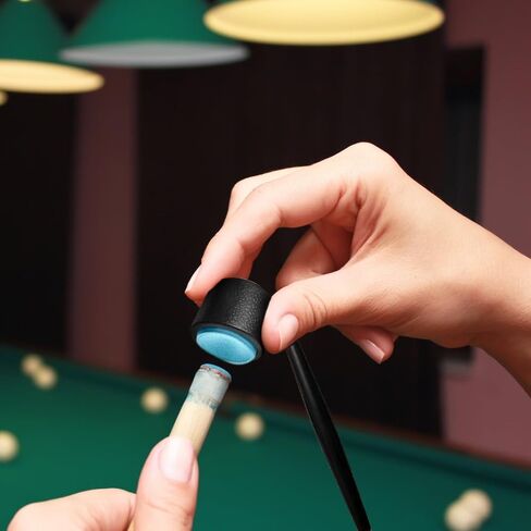 DONGKER Pool Chalk Holder,Portable Pool Cue Chalk Holder with Spacer for Billiards Training Enthusiasts in Saudi Arabia