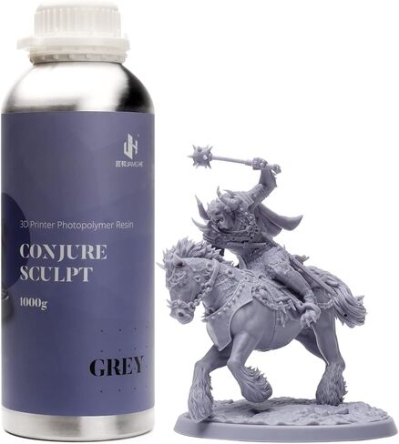 Chitu Systems Conjure Sculpt Resin,3D Printer Resin High-Detailed with Very Clear Detail Performance, Best-Resin for Miniatures and Display Pieces LCD 3D Printing (Grey,1000g) in Saudi Arabia