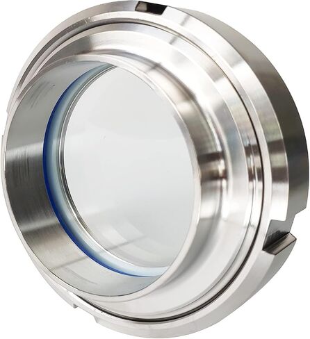 3" Weld Union Sight Glass Sanitary Weld Sight Glass PTFE Gaskets 304 Stainless Steel for Processing View Plumbing Fitting Circular Viewing in Saudi Arabia