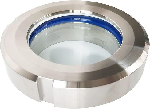3" Weld Union Sight Glass Sanitary Weld Sight Glass PTFE Gaskets 304 Stainless Steel for Processing View Plumbing Fitting Circular Viewing in Saudi Arabia