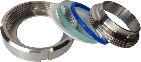 3" Weld Union Sight Glass Sanitary Weld Sight Glass PTFE Gaskets 304 Stainless Steel for Processing View Plumbing Fitting Circular Viewing in Saudi Arabia