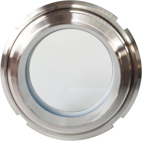 3" Weld Union Sight Glass Sanitary Weld Sight Glass PTFE Gaskets 304 Stainless Steel for Processing View Plumbing Fitting Circular Viewing in Saudi Arabia