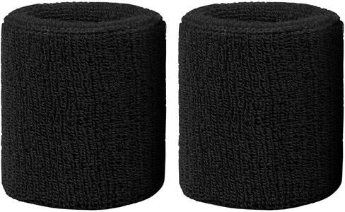 Sweatbands Sports Wristbands for Kids and Women - 3 inch Elastic Athletic Wrist Bands for Tennis, Basketball, Running, Working Out in Saudi Arabia