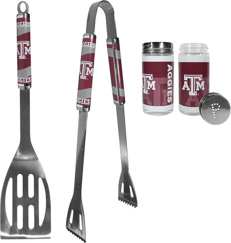 NCAA Siskiyou Sports Fan Shop Texas A&M Aggies 2pc BBQ Set with Tailgate Salt & Pepper Shakers One Size Team Color in Saudi Arabia