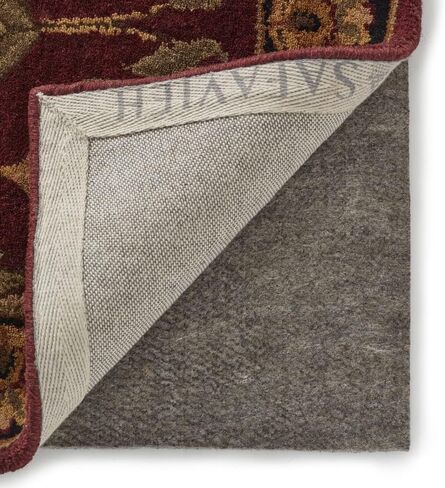SAFAVIEH Extra Thick Cushioned Rubber Backing Non Slip Anti Skid Grippy Stay in place Rug Pad Under Carpet, Stable on all Hard Floors (9' x 12') in Saudi Arabia