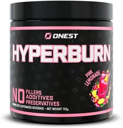 ONEST Hyperburn Fat Burner Powder – 153g (30 Servings) Appetite Suppressant Weight Loss Supplement, Metabolism Booster & Sports Nutrition Protein Powder for Men and Women in Saudi Arabia