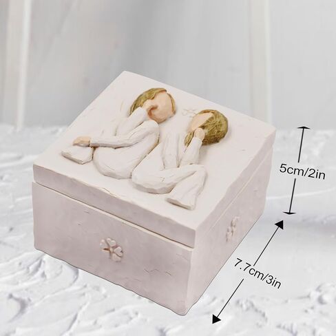 Gifts for Friends, Friendship Gifts for Women, Friend Birthday Gifts for Women, Gifts for Friends Female, Thank You for Being a friend, Sculpted Hand-Painted Keepsake Box in Kuwait