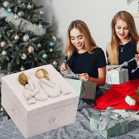 Gifts for Friends, Friendship Gifts for Women, Friend Birthday Gifts for Women, Gifts for Friends Female, Thank You for Being a friend, Sculpted Hand-Painted Keepsake Box in Kuwait