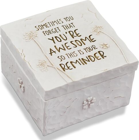 Gifts for Friends, Friendship Gifts for Women, Friend Birthday Gifts for Women, Gifts for Friends Female, Thank You for Being a friend, Sculpted Hand-Painted Keepsake Box in Kuwait