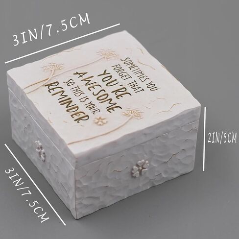 Gifts for Friends, Friendship Gifts for Women, Friend Birthday Gifts for Women, Gifts for Friends Female, Thank You for Being a friend, Sculpted Hand-Painted Keepsake Box in Kuwait