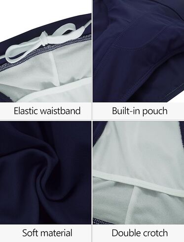 AIEOE Men Low Rise Swim Briefs Quick Dry Athletic Swimsuit Bikini Pouch Sexy Swimwear Thongs in Kuwait