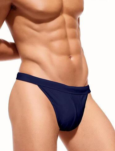 AIEOE Men Low Rise Swim Briefs Quick Dry Athletic Swimsuit Bikini Pouch Sexy Swimwear Thongs in Kuwait